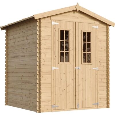 Timbela Wooden Garden Shed - 196x186cm/2.82 sqm - Weatherproof, Light & Easy Access Timbela Wooden Garden Shed - 196x186cm/2.82 sqm - Weatherproof, Light & Easy Access