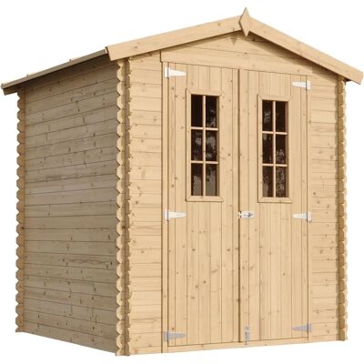 Timbela M320C+M320G - Wooden Garden Shed - 196x186cm - 2.82 m² Timbela M320C+M320G - Wooden Garden Shed - 196x186cm - 2.82 m²
