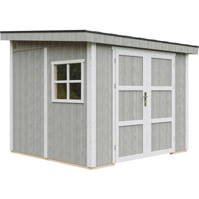 TIMBELA - M938B - 5.9 m² - 231x248x294 cm - LP SmartSide panels - Cobertizo de jardín TIMBELA - M938B - 5.9 m² - 231x248x294 cm - LP SmartSide panels - Cobertizo de jardín