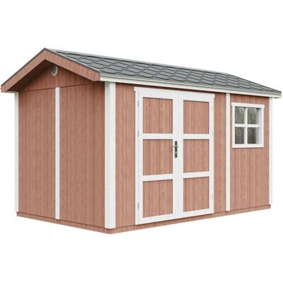 LP SmartSide Piharakennus - 8,68 m² - Korkealaatuinen - Sisältää lattian ja bitumipäällysteiset tiilet LP SmartSide Piharakennus - 8,68 m² - Korkealaatuinen - Sisältää lattian ja bitumipäällysteiset tiilet