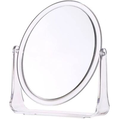 JKG - Magnifying Vanity Mirror - Small - Stand - Vanity Mirror JKG - Magnifying Vanity Mirror - Small - Stand - Vanity Mirror