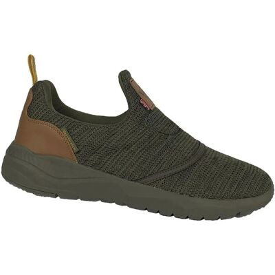 Vass-Tex Vass Easy-Stretch Trainer Khaki - Trainer Shoes Vass-Tex Vass Easy-Stretch Trainer Khaki - Trainer Shoes