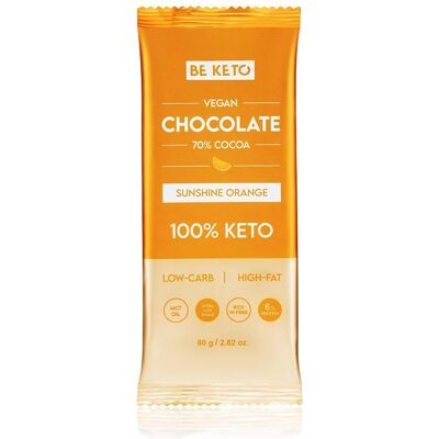 Beketo - Keto czekolada z olejem MCT Słoneczna Pomarańcza - 80 g Beketo - Keto czekolada z olejem MCT Słoneczna Pomarańcza - 80 g