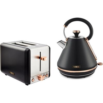 Tower - Cavaletto Pyramid - kettle and toaster set Tower - Cavaletto Pyramid - kettle and toaster set