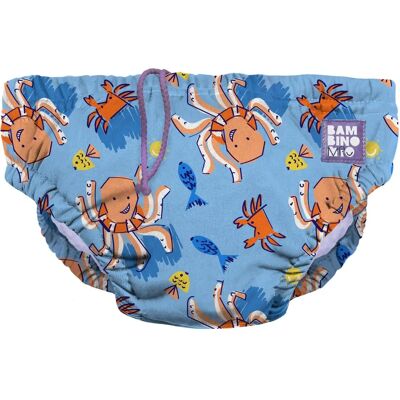 Bambino Mio Reusable Swim Diaper - Blue - Swim Diaper Bambino Mio Reusable Swim Diaper - Blue - Swim Diaper