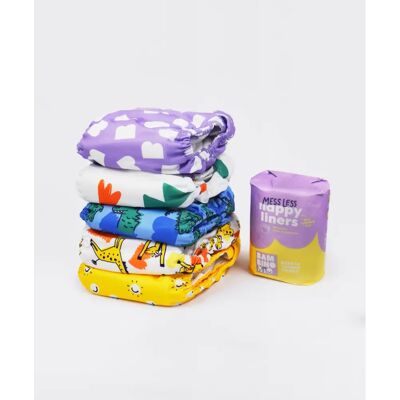 Bambino Mio - BUNGGBB - One Size - 5 pc - Diaper Bambino Mio - BUNGGBB - One Size - 5 pc - Diaper
