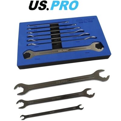 US PRO Tools - 7546 - 6-19mm - 7pc - Spanner Set US PRO Tools - 7546 - 6-19mm - 7pc - Spanner Set
