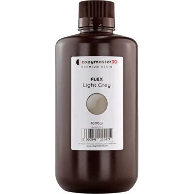 Copymaster3D Flex UV Resin - 1000ml - Ljusgrå Copymaster3D Flex UV Resin - 1000ml - Ljusgrå