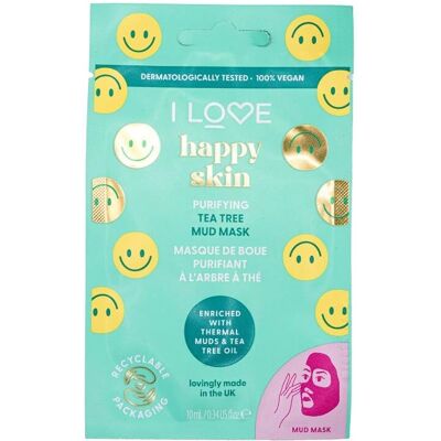 I Love Happy Skin Teebaum Tonerde Maske - Tonerde Maske I Love Happy Skin Teebaum Tonerde Maske - Tonerde Maske