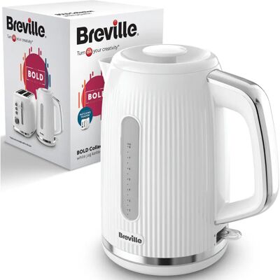 Breville VKT25 - Electric Kettle - White & Silver Chrome Breville VKT25 - Electric Kettle - White & Silver Chrome