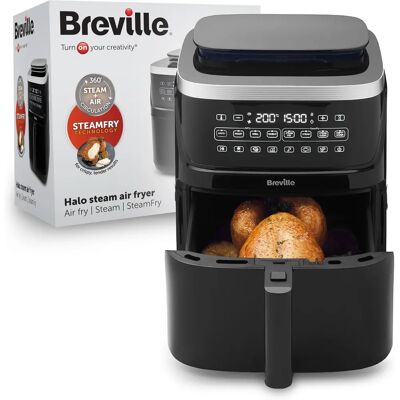 Breville VDF133X - Nero - Friggitrice ad aria con funzione vapore Breville VDF133X - Nero - Friggitrice ad aria con funzione vapore