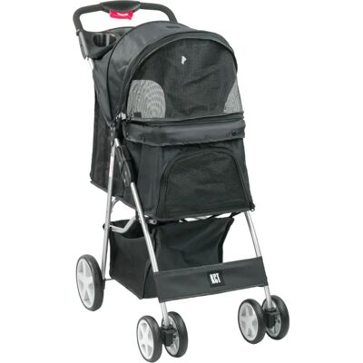 KCT - Hooded - Black - Small to Medium - Pet Stroller KCT - Hooded - Black - Small to Medium - Pet Stroller