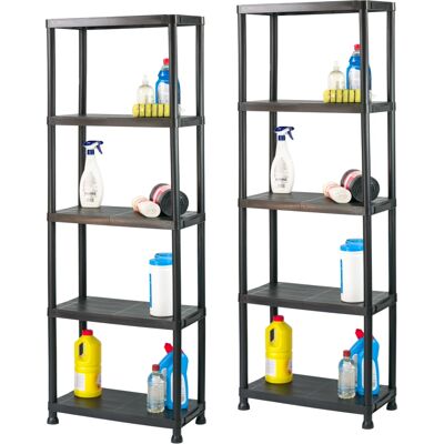 KCT - 5 Tier Plastic Shelving KCT - 5 Tier Plastic Shelving