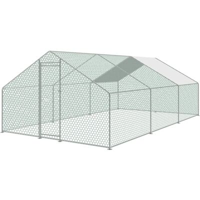 KCT 6x3m Large Walk In Chicken Coop - Poultry Bird Cage with Cover KCT 6x3m Large Walk In Chicken Coop - Poultry Bird Cage with Cover