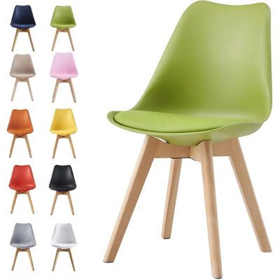 MCC - Dining Chairs Set - Green - Wooden - Chairs MCC - Dining Chairs Set - Green - Wooden - Chairs