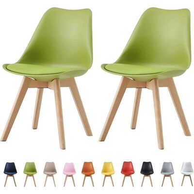 MCC - Dining Chair - Green - Wood - Dining Chairs MCC - Dining Chair - Green - Wood - Dining Chairs
