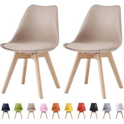 MCC - Dining Chair - Brown - Set 2 - Dining Chairs MCC - Dining Chair - Brown - Set 2 - Dining Chairs