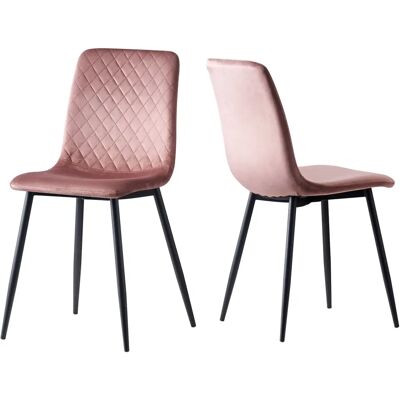 MCC - Lexi Chairs - Velvet - Pink - Dining chair MCC - Lexi Chairs - Velvet - Pink - Dining chair