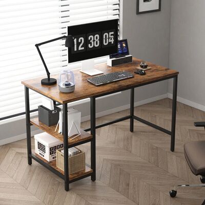 MCC - Chicago - 100cm - Brown - Shelves Left/Right - Desk MCC - Chicago - 100cm - Brown - Shelves Left/Right - Desk