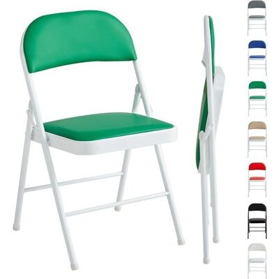 Chaises Pliantes en Simili Cuir MCC - Chaise - Publicité Chaises Pliantes en Simili Cuir MCC - Chaise - Publicité