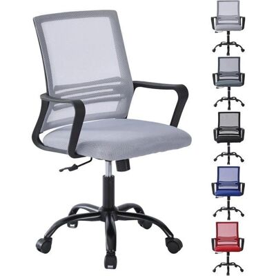 Chaise pivotante réglable gris clair MCC - Chaise - Publicité Chaise pivotante réglable gris clair MCC - Chaise - Publicité