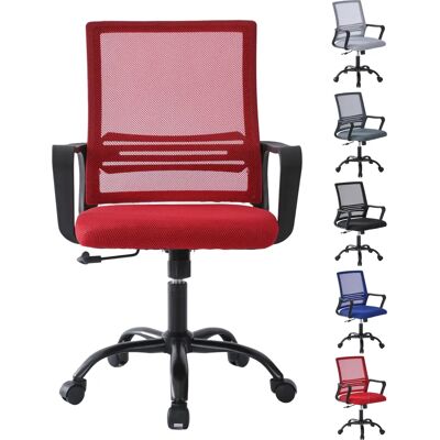 MCC - MCC Adjustable Swivel Mesh Chair - Red - Chair MCC - MCC Adjustable Swivel Mesh Chair - Red - Chair