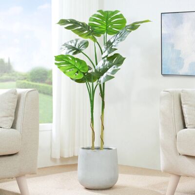 MCC - Monstera Tree 120cm - Plastic Planter MCC - Monstera Tree 120cm - Plastic Planter