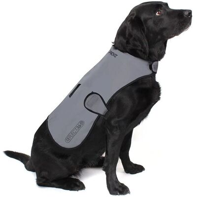 Proviz Reflect360 Dog Jacket - Waterproof, Reflective, Gray Proviz Reflect360 Dog Jacket - Waterproof, Reflective, Gray