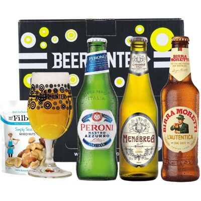 Beerhunter - Italian Lager Gift Set - Glass - Gift Set Beerhunter - Italian Lager Gift Set - Glass - Gift Set