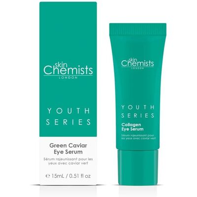 skinChemists Jugendserie Grüner Kaviar Augenserum - Augenserum für Feuchtigkeit & Falten skinChemists Jugendserie Grüner Kaviar Augenserum - Augenserum für Feuchtigkeit & Falten