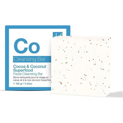 Savon Nettoyant Superaliments de Cacao et Coco Dr Botanicals - Unisexe - Publicité Savon Nettoyant Superaliments de Cacao et Coco Dr Botanicals - Unisexe - Publicité