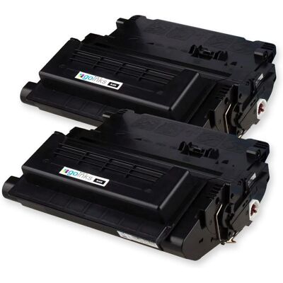 Go Inks Black Laser Toner Cartridges - HP CC364A (64A) Compatible - 2 Pack Go Inks Black Laser Toner Cartridges - HP CC364A (64A) Compatible - 2 Pack