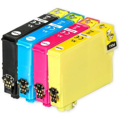 Cartouches d'encre noire cyan magenta jaune Go Inks - Remplacement imprimante - Publicité Cartouches d'encre noire cyan magenta jaune Go Inks - Remplacement imprimante - Publicité