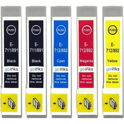 Epson Stylus Ink Cartridges - 5 Color Set Epson Stylus Ink Cartridges - 5 Color Set