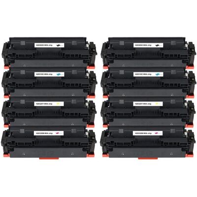 Go Inks Black Cyan Yellow Magenta 8 Set Toner Cartridges - Printer Supplies Go Inks Black Cyan Yellow Magenta 8 Set Toner Cartridges - Printer Supplies
