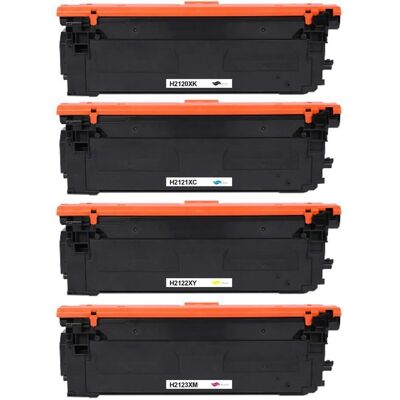 Go Inks 4 Toner Cartridges - Compatible for HP W2120x-W2123x - Black, Cyan, Yellow, Magenta Go Inks 4 Toner Cartridges - Compatible for HP W2120x-W2123x - Black, Cyan, Yellow, Magenta