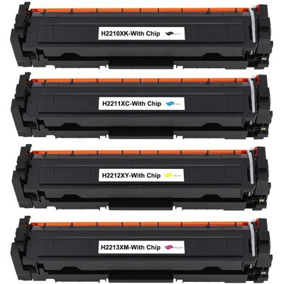 Go Inks - 4 Color Laser Toner Cartridges for HP Pro - 3,150 Pages Go Inks - 4 Color Laser Toner Cartridges for HP Pro - 3,150 Pages