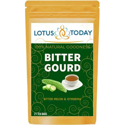 Lotus Herbal Tea Bitter Melon - 120 Bags - Diabetic Diet Lotus Herbal Tea Bitter Melon - 120 Bags - Diabetic Diet