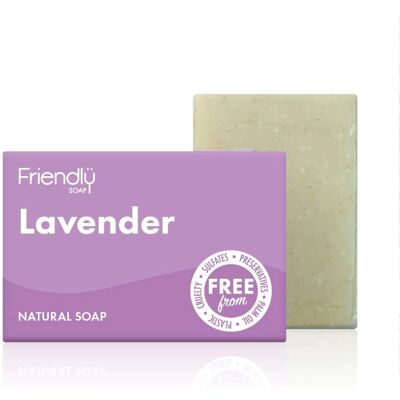 Friendly Zeep Lavendel Natuurlijke Zeep - 95g - Gezicht & Lichaam Friendly Zeep Lavendel Natuurlijke Zeep - 95g - Gezicht & Lichaam