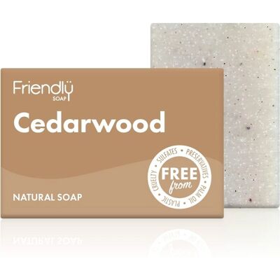 Savon Naturel Bois de Cèdre de Friendly Soap - 95g Savon Naturel Bois de Cèdre de Friendly Soap - 95g