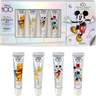 Mad Beauty Mickey Minnie Winnie o Pooh e Tinker Bell Conjunto de Bálsamos Labiais - Bálsamos Mad Beauty Mickey Minnie Winnie o Pooh e Tinker Bell Conjunto de Bálsamos Labiais - Bálsamos