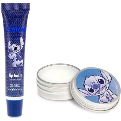 Mad Beauty Stitch Denim Διπλό Σετ Βάλσαμου Χείλη - Για Γυναίκες Mad Beauty Stitch Denim Διπλό Σετ Βάλσαμου Χείλη - Για Γυναίκες