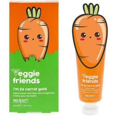 Κρέμα χεριών Καρότο Veggie Friends της Mad Beauty 40ml Κρέμα χεριών Καρότο Veggie Friends της Mad Beauty 40ml