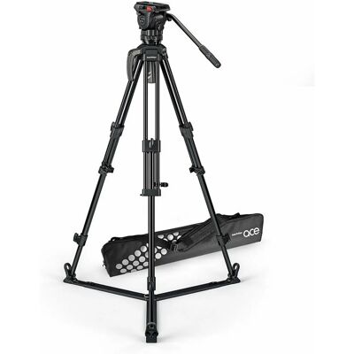 Systéme trépied et tête fluide Sachtler Ace M GS Mk II - Publicité Systéme trépied et tête fluide Sachtler Ace M GS Mk II - Publicité