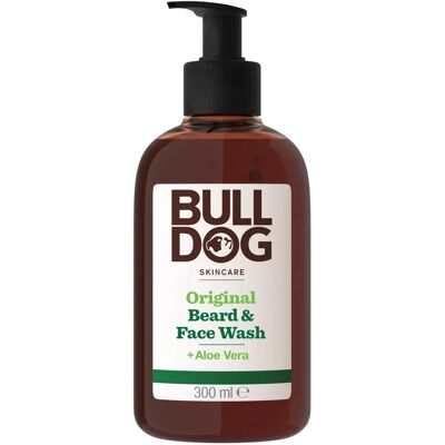 Bulldog Original Bart- og ansiktsvask – Aloe Vera – 300ml Bulldog Original Bart- og ansiktsvask – Aloe Vera – 300ml