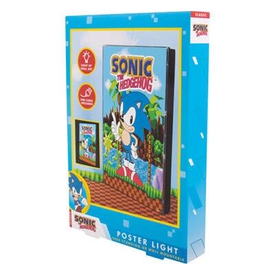 Fizz Creations Sonic Light Poster - Sonic The Hedgehog - Retro Gaming Mood Lamp Fizz Creations Sonic Light Poster - Sonic The Hedgehog - Retro Gaming Mood Lamp