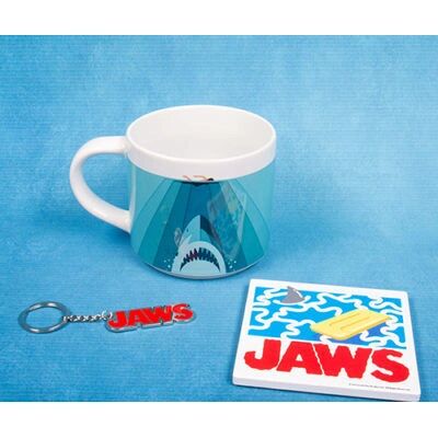 Fizz Creations JAWS Mug, Coaster & Keyring Set - Geschenkset Fizz Creations JAWS Mug, Coaster & Keyring Set - Geschenkset