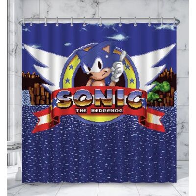 Fizz Creations Sonic Sonic The Hedgehog Tenda Doccia Multicolore - Tenda Doccia Fizz Creations Sonic Sonic The Hedgehog Tenda Doccia Multicolore - Tenda Doccia