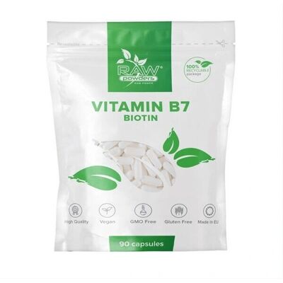 Raw Powders Biotin 10mg - Soutien pour cheveux, peau & ongles - Publicité Raw Powders Biotin 10mg - Soutien pour cheveux, peau & ongles - Publicité