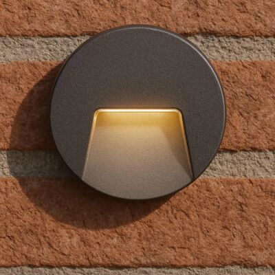 CGC Lighting Primrose Black LED Outdoor Wall Light - Outdoor Lighting CGC Lighting Primrose Black LED Outdoor Wall Light - Outdoor Lighting